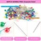 50Pcs Sewing Clips & 400PCS Sewing Pins with Box, Assorted Colors Quilting Clips Fabric Clips for Sewing Quilting Supplies Crafting Tools, Straight Pins with Colored Pearlized Ball Heads Long 1.6inch
